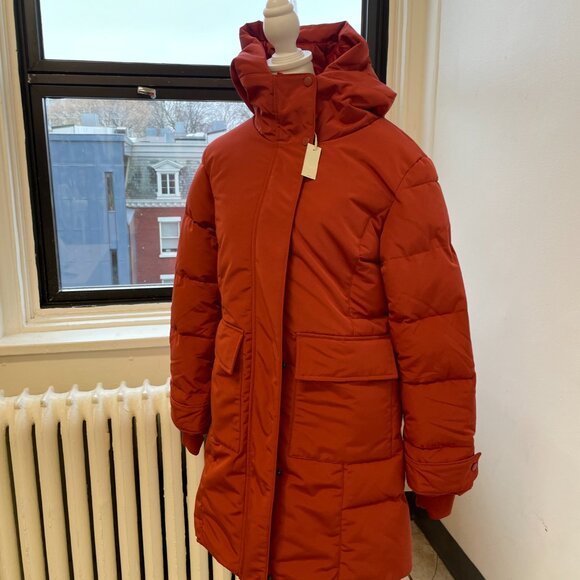 Womance Bright Orange Winter Coat / Manteau d’hiver Womance orange vif - Picture 1 of 9